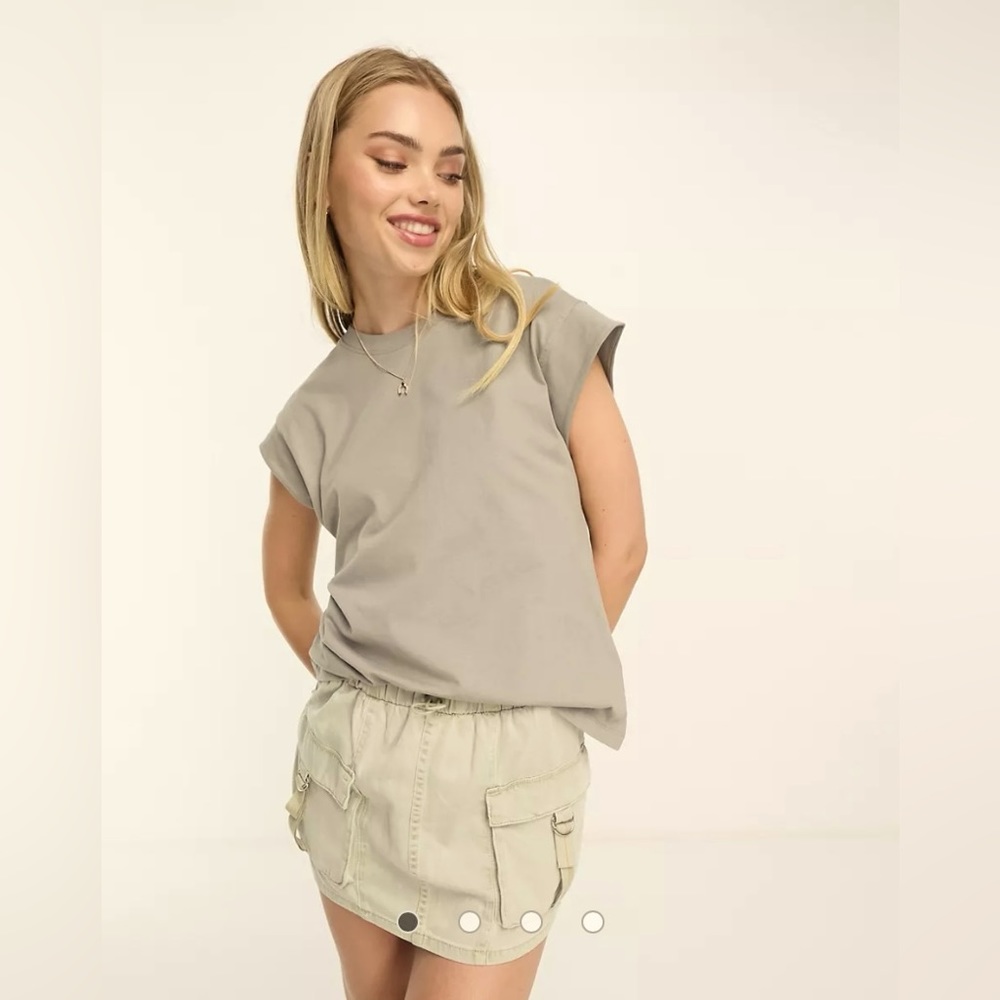 Pull&Bear at ASOS edit: drop shoulder oversized tee in gray